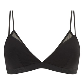 Sheer Mesh Triangle Bra