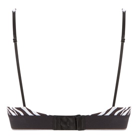 Graphic Print Monogram Logo Bralette
