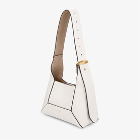 Diamond Small Leather Hobo Bag