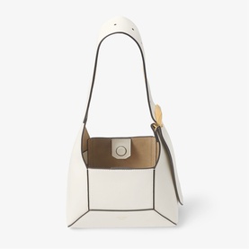 Diamond Small Leather Hobo Bag