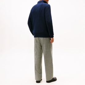 Fisherman Ribbed Knit Sweater