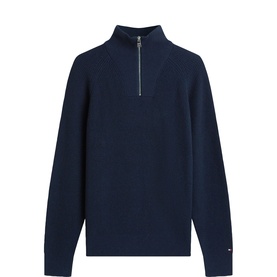 Fisherman Ribbed Knit Sweater