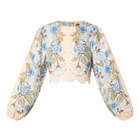 Garden Scarf Blouse