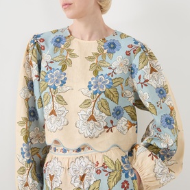 Garden Scarf Blouse