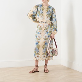 Garden Scarf Blouse