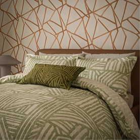Crater Duvet Set Jade