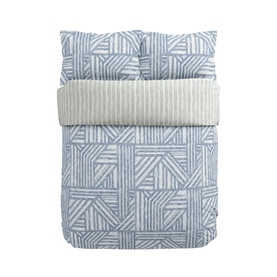 Crater Duvet Set Sapphire