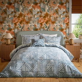 Crater Duvet Set Sapphire