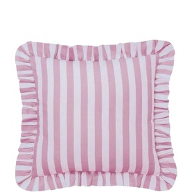 Candy Stripe Cushion Pink