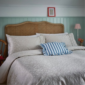 Floral Trail Duvet Set Linen