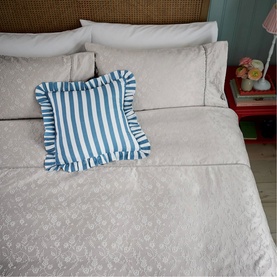 Floral Trail Duvet Set Linen