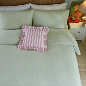 Gingham Duvet Set Green