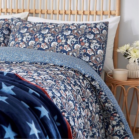 Lawrence Duvet Set Navy