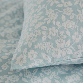 Rosebud Duvet Set Aqua
