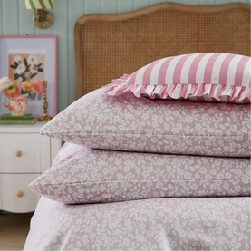 Rosebud Duvet Set Pink