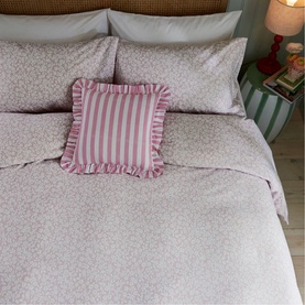 Rosebud Duvet Set Pink