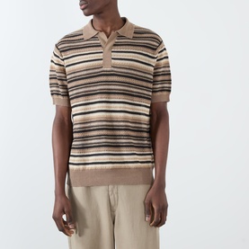 Noam Stripe Polo Shirt