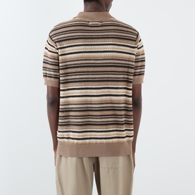 Noam Stripe Polo Shirt