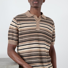 Noam Stripe Polo Shirt