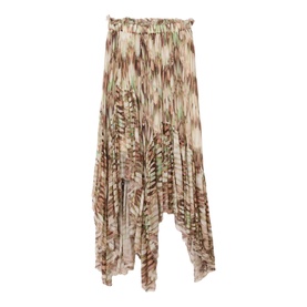 Danae Asymmetric Printed Skirt