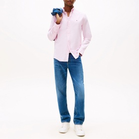 Logo Flag Single Cuff Oxford Shirt