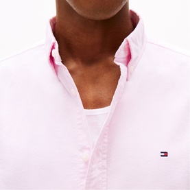 Logo Flag Single Cuff Oxford Shirt