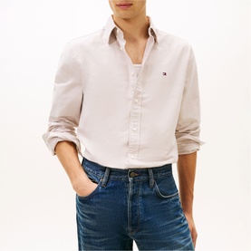 Logo Flag Single Cuff Oxford Shirt
