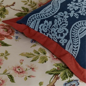 Aubrey & Hykenham Cushion Indigo