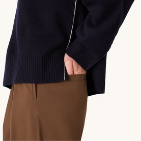 Side Stripe Detail Sweater