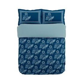 Eastern Bloom Duvet Set Indigo