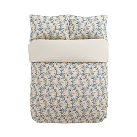 Sweet Tendrils Duvet Set Blue