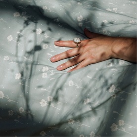 Daisy Duvet Set Sage