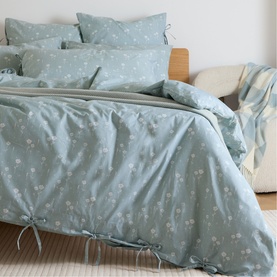 Lady Daisy Duvet Set Sage