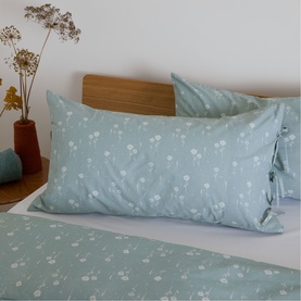 Daisy King Pillowcase Pair Sage