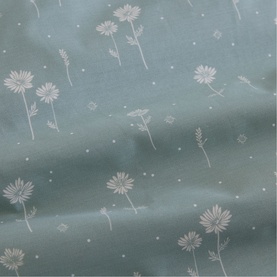 Daisy Standard Pillowcase Pair Sage
