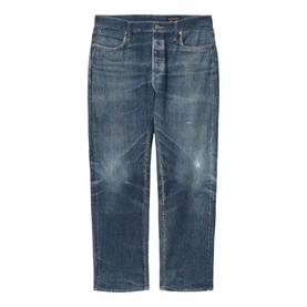 Bead Denim Illusion Straight Leg Trousers