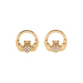 R&iacute;ona Claddagh Stud Earrings