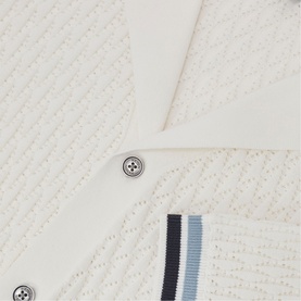 Bilsby Tipped Geometric-Knit Shirt