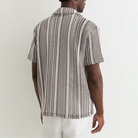 Aetos Crochet Striped Shirt