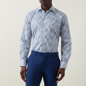Floral Print Signature Twill Shirt