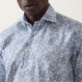 Floral Print Signature Twill Shirt