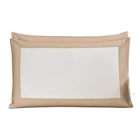 600 Thread Count Bold Sateen Pillowcase Ivory