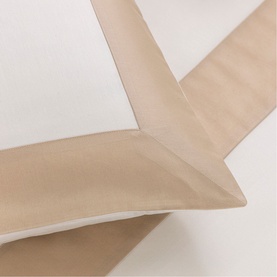 600 Thread Count Bold Sateen Pillowcase Ivory