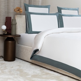 600 Thread Count Bold Sateen Duvet Cover Ivory