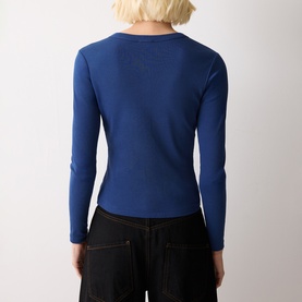 Button Long-Sleeved Baby Top
