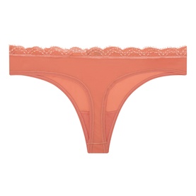 Lace Logo Thong