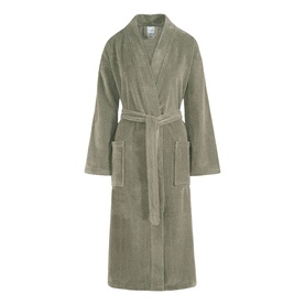 Kyoto Velour Bath Robe Olive