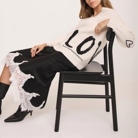 Love Graphic Sweater