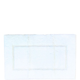 Leige Deep Pile Bath Mat White