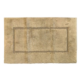Leige Deep Pile Bath Mat Neutral